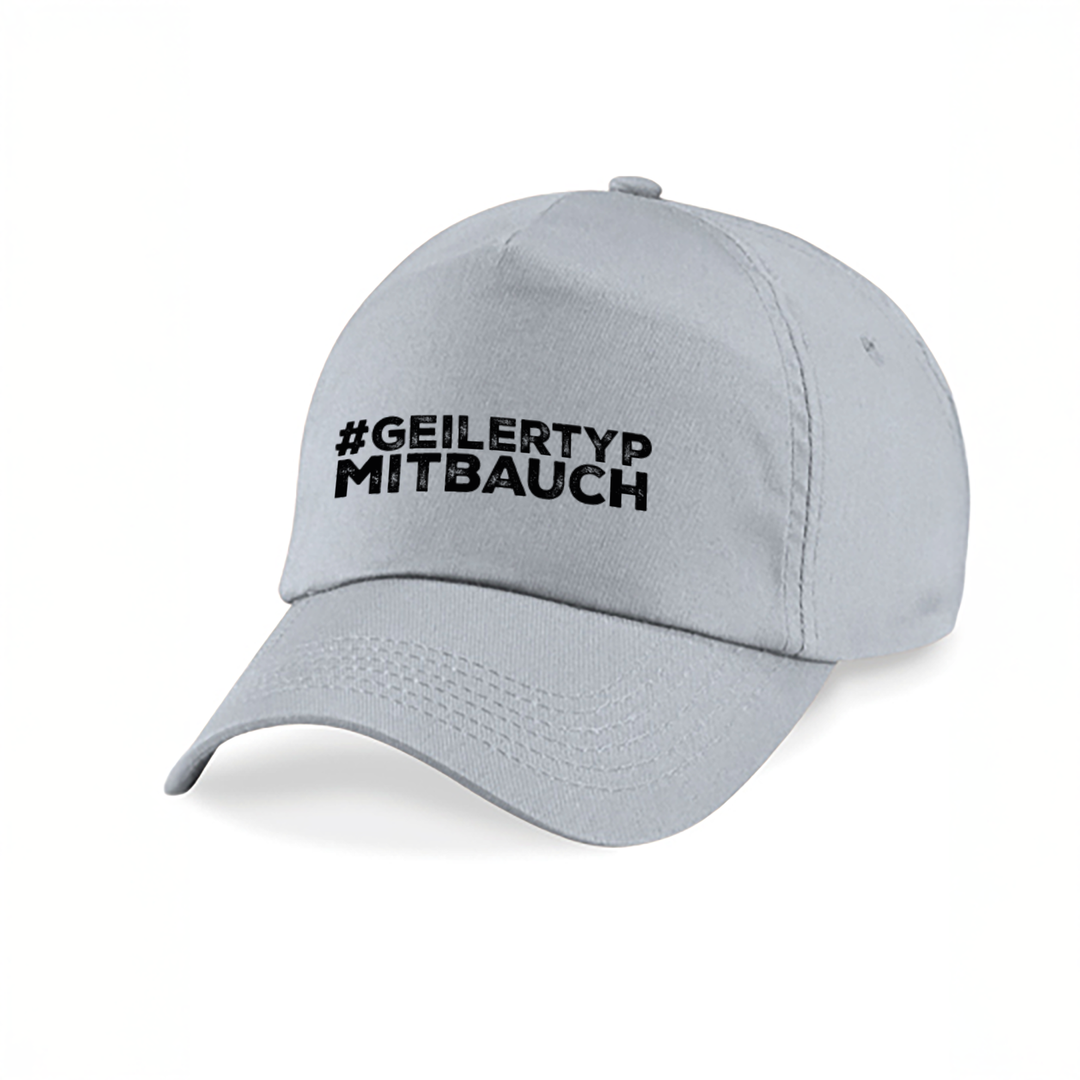 Geiler Typ mit Bauch Kappe – Lustige Herren Cap | Perfektes Geschenk zum Vatertag & Geburtstag