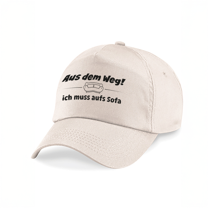 Aus dem Weg ich muss aufs Sofa Kappe – Lustige Cap | Perfektes Geschenk zum Geburtstag & für Freunde