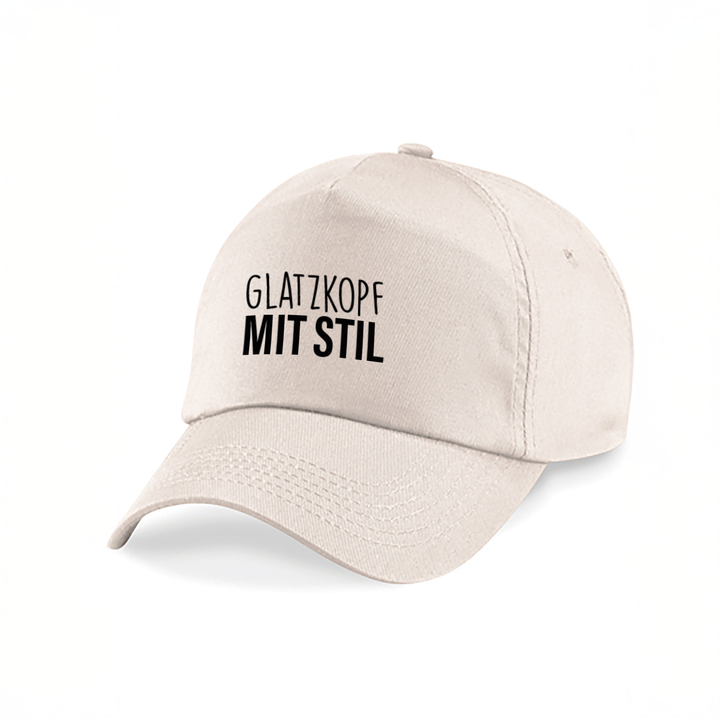 Glatzkopf mit Stil Kappe – Lustige Herren Cap | Perfektes Geschenk zum Vatertag & Geburtstag