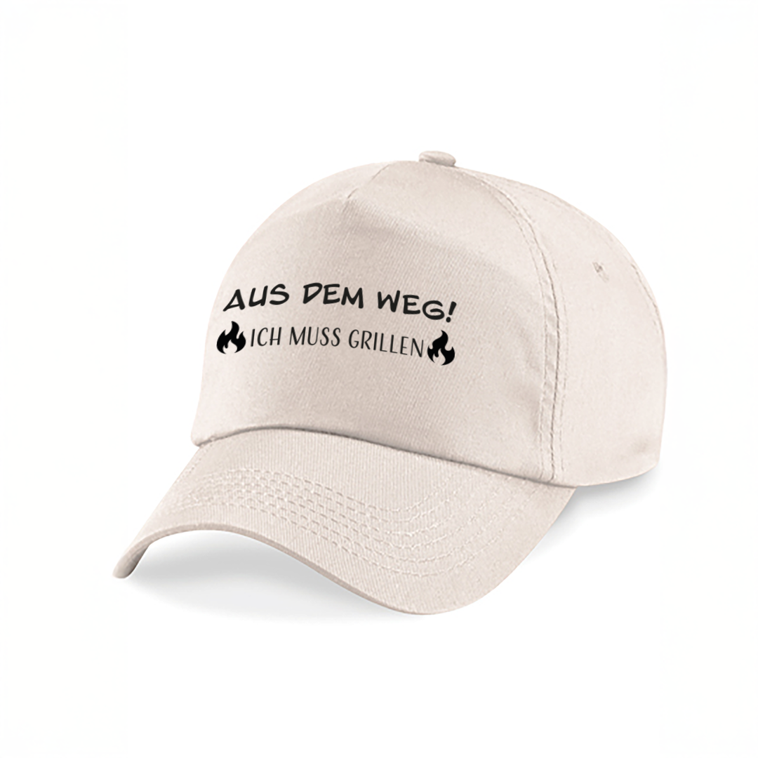 Aus dem Weg ich muss grillen Kappe – Lustige Herren Cap | Perfektes Geschenk zum Vatertag & Geburtstag