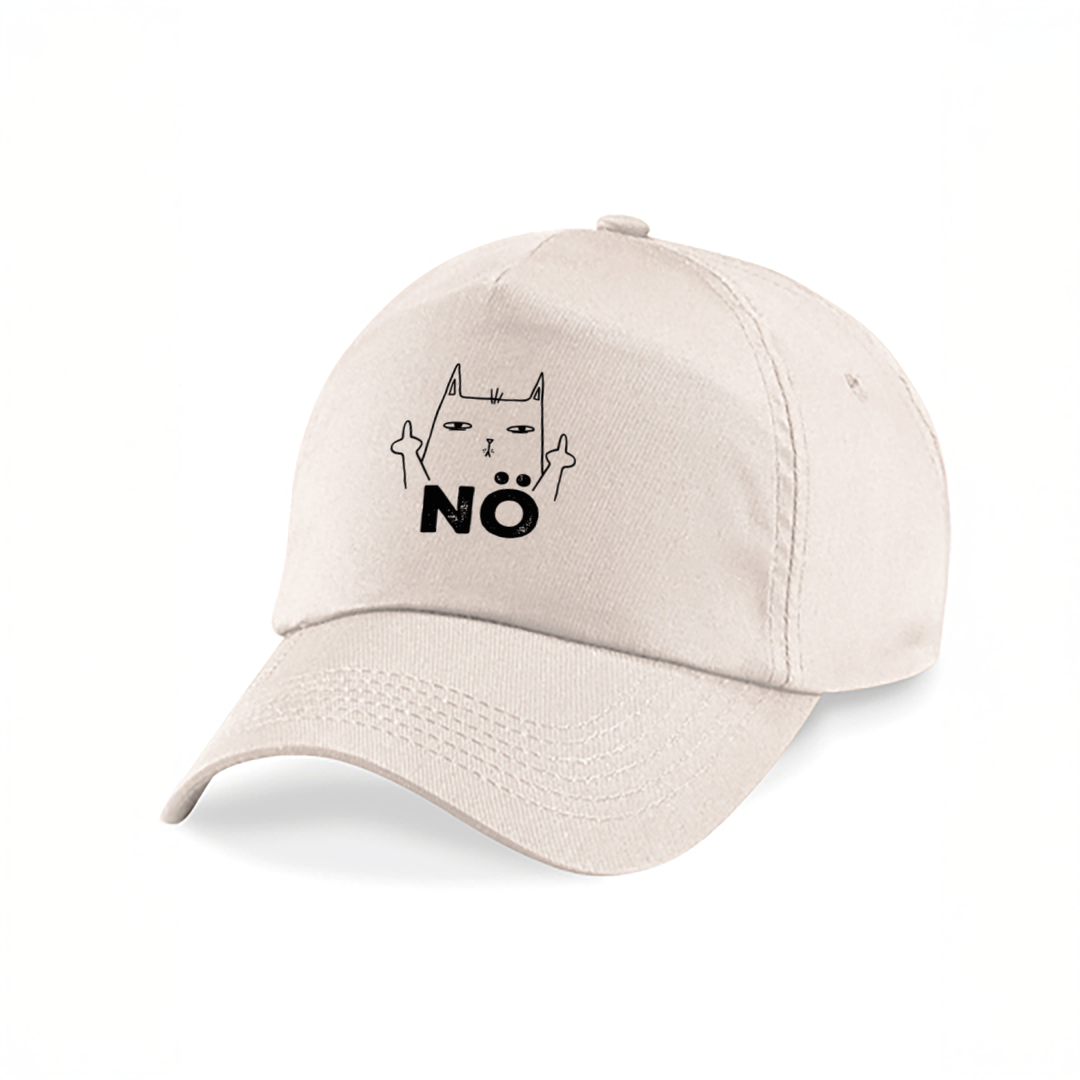NÖ Katze Kappe – Lustige Cap mit Katzen Motiv | Perfektes Geschenk zum Geburtstag & für Katzenfans