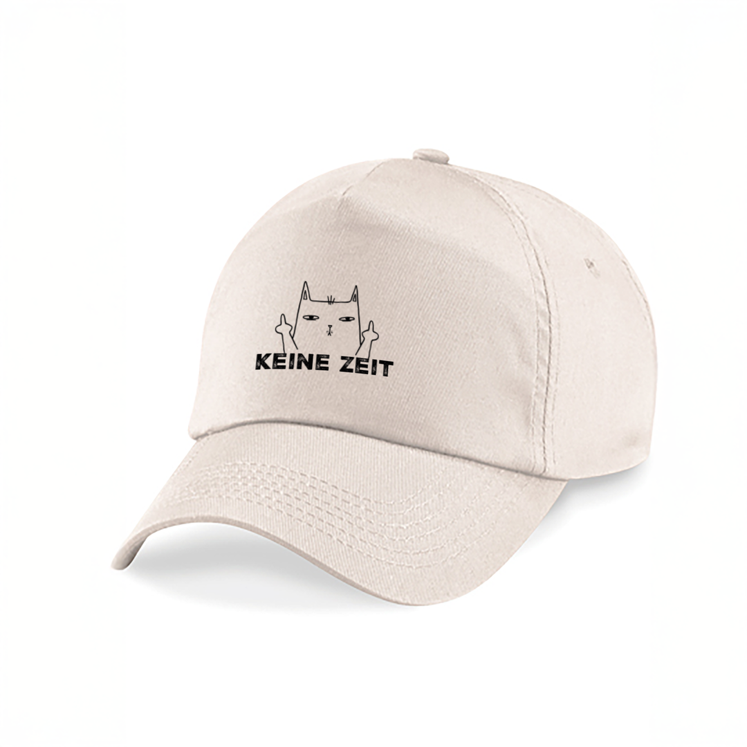 Keine Zeit Katze Kappe – Lustige Cap mit Katzen Spruch | Perfektes Geschenk für Katzenfans