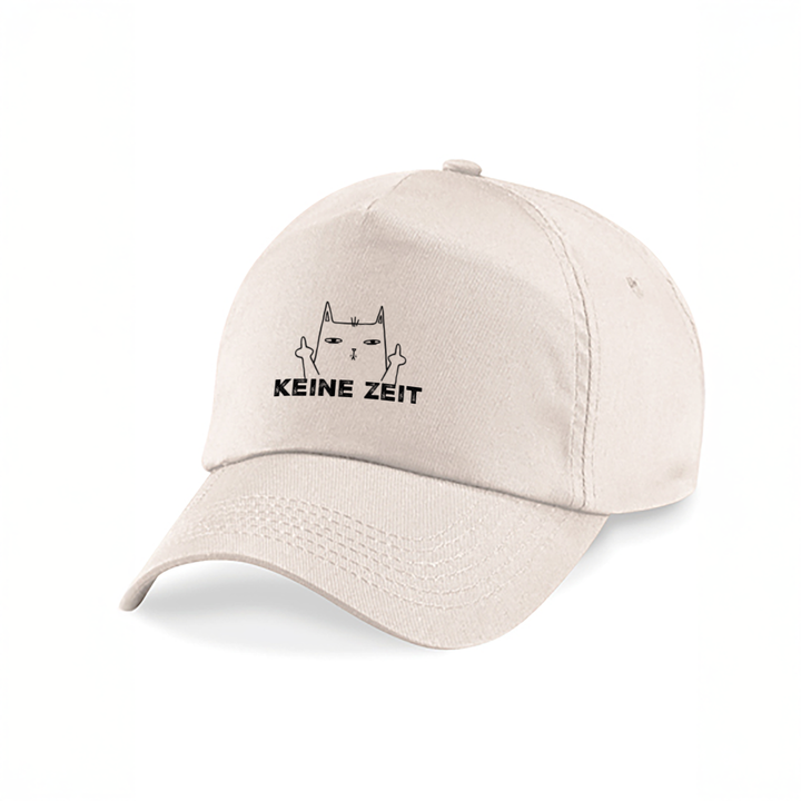 Keine Zeit Katze Kappe – Lustige Cap mit Katzen Spruch | Perfektes Geschenk für Katzenfans