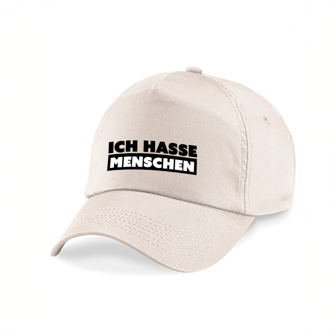 Ich hasse Menschen Kappe – Lustige Cap | Perfektes Geschenk zum Geburtstag & für Freunde