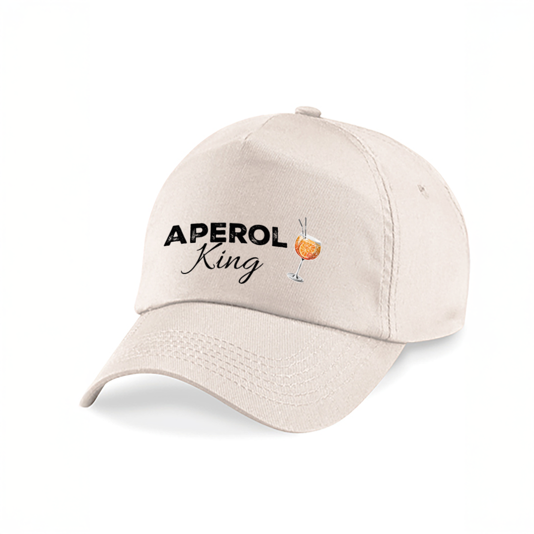 Aperol King Kappe – Lustige Herren Cap | Perfektes Geschenk zum Vatertag & Geburtstag