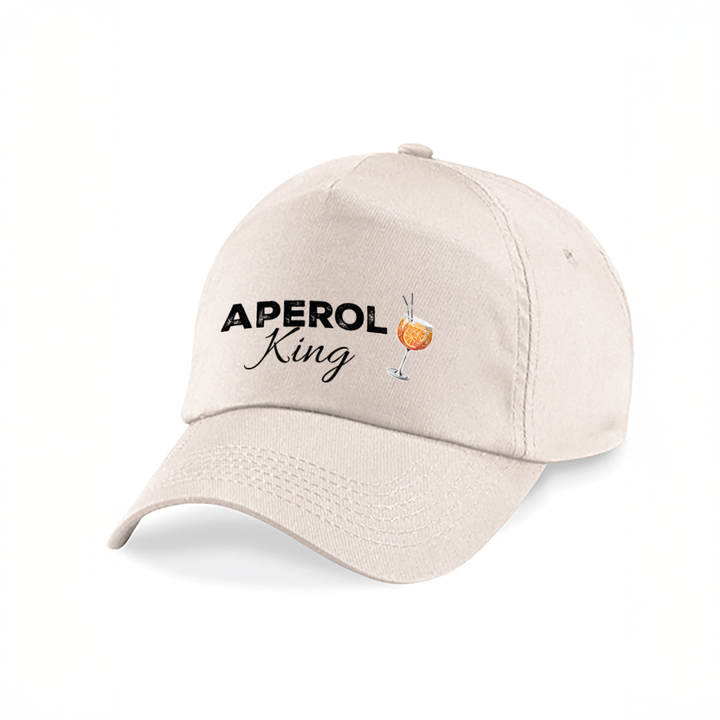Aperol King Kappe – Lustige Herren Cap | Perfektes Geschenk zum Vatertag & Geburtstag