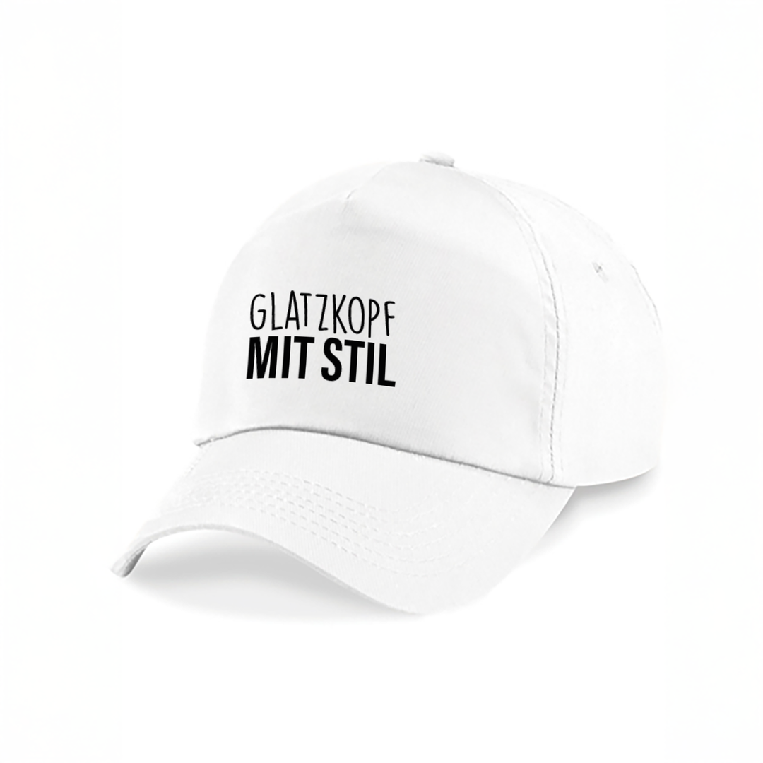 Glatzkopf mit Stil Kappe – Lustige Herren Cap | Perfektes Geschenk zum Vatertag & Geburtstag