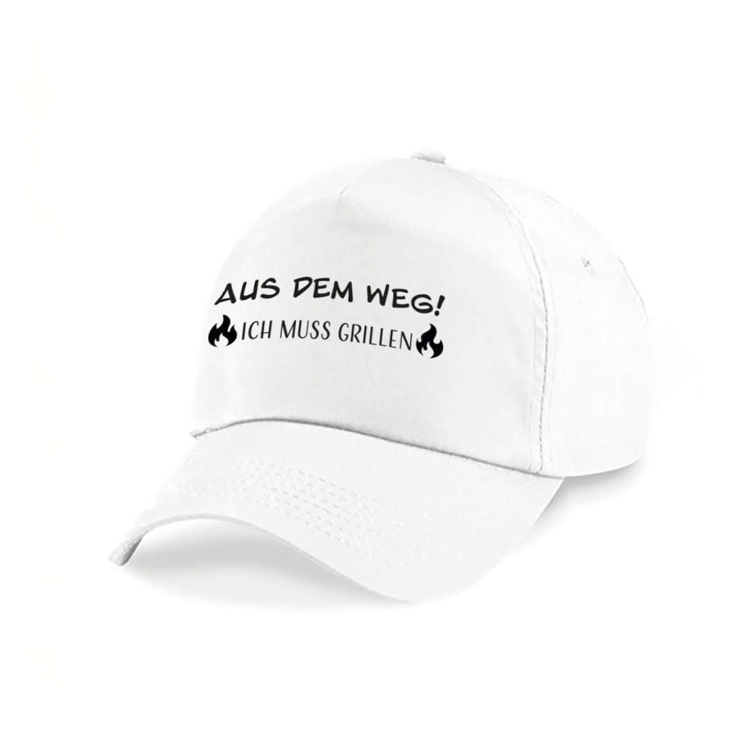 Aus dem Weg ich muss grillen Kappe – Lustige Herren Cap | Perfektes Geschenk zum Vatertag & Geburtstag