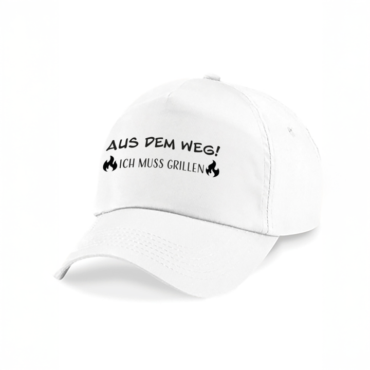 Aus dem Weg ich muss grillen Kappe – Lustige Herren Cap | Perfektes Geschenk zum Vatertag & Geburtstag