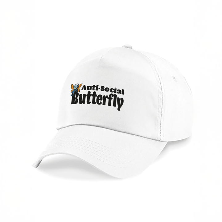 Anti Social Butterfly Kappe – Lustige Cap | Perfektes Geschenk zum Geburtstag & für Introverts