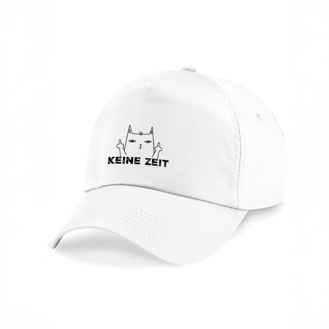 Keine Zeit Katze Kappe – Lustige Cap mit Katzen Spruch | Perfektes Geschenk für Katzenfans