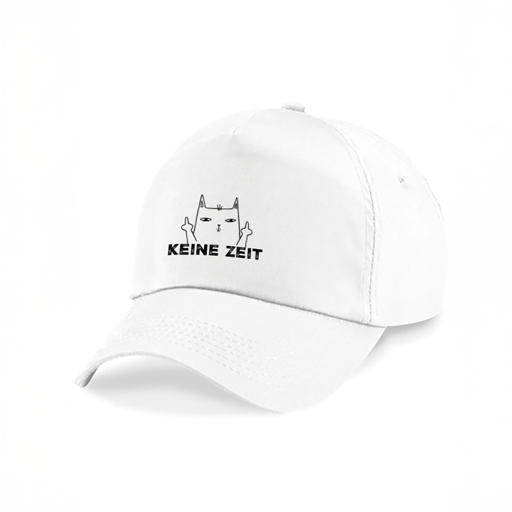 Keine Zeit Katze Kappe – Lustige Cap mit Katzen Spruch | Perfektes Geschenk für Katzenfans