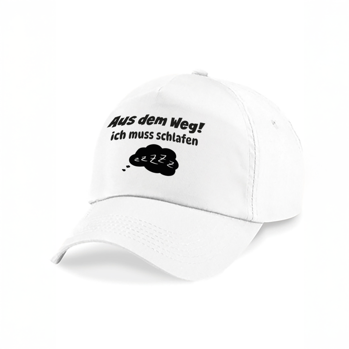 Aus dem Weg ich muss schlafen Kappe – Lustige Cap | Perfektes Geschenk zum Geburtstag & für Freunde