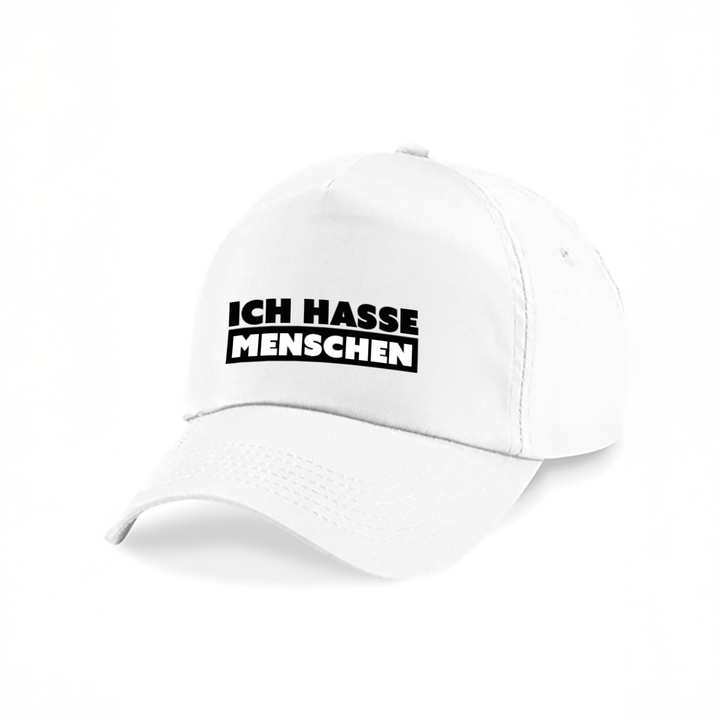 Ich hasse Menschen Kappe – Lustige Cap | Perfektes Geschenk zum Geburtstag & für Freunde