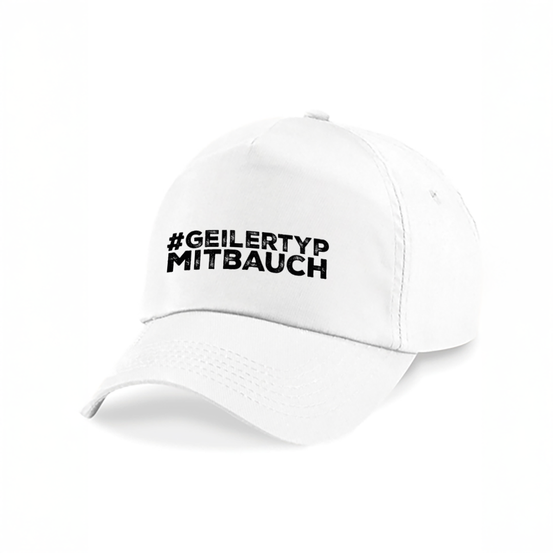 Geiler Typ mit Bauch Kappe – Lustige Herren Cap | Perfektes Geschenk zum Vatertag & Geburtstag