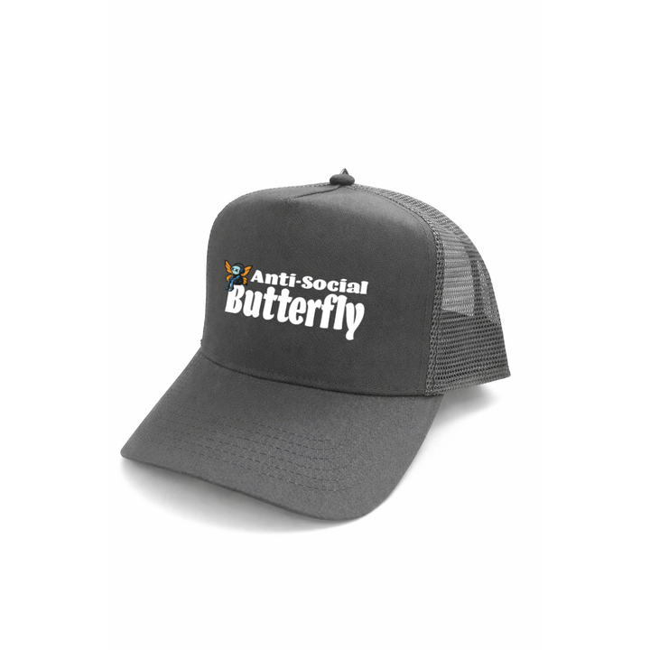 Anti Social Butterfly Kappe – Lustige Cap | Perfektes Geschenk zum Geburtstag & für Introverts