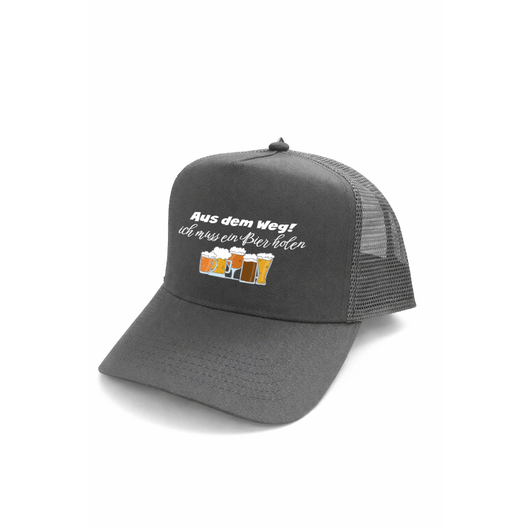 Aus dem Weg ich muss Bier holen Kappe – Lustige Herren Cap | Perfektes Geschenk zum Vatertag & Geburtstag