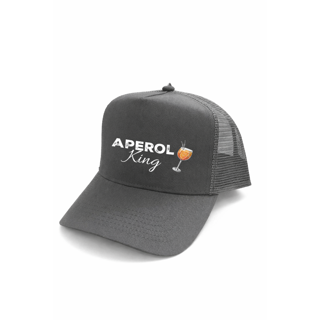 Aperol King Kappe – Lustige Herren Cap | Perfektes Geschenk zum Vatertag & Geburtstag