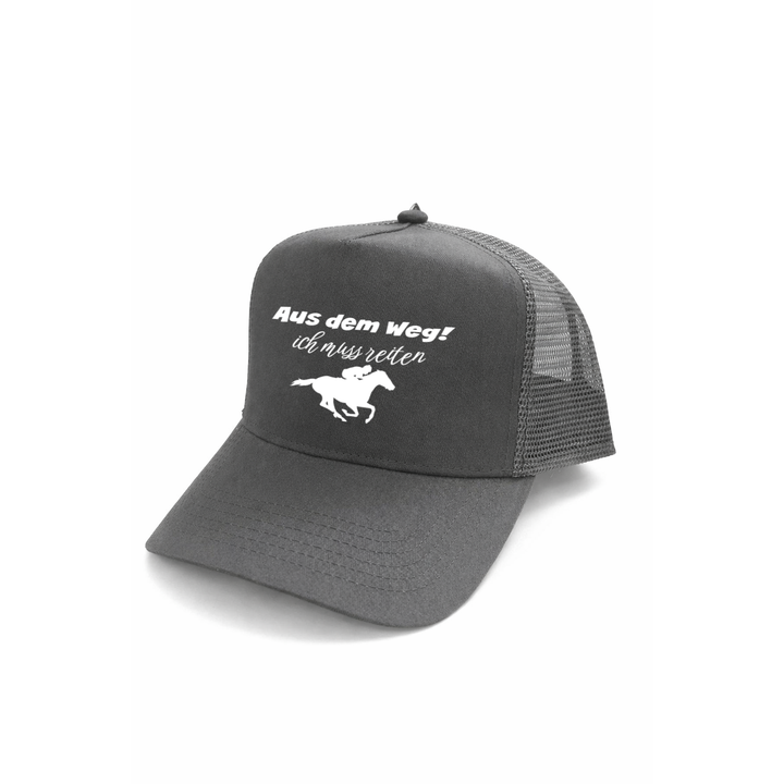 Aus dem Weg ich muss reiten Kappe – Lustige Cap für Reiterinnen | Perfektes Geschenk zum Geburtstag