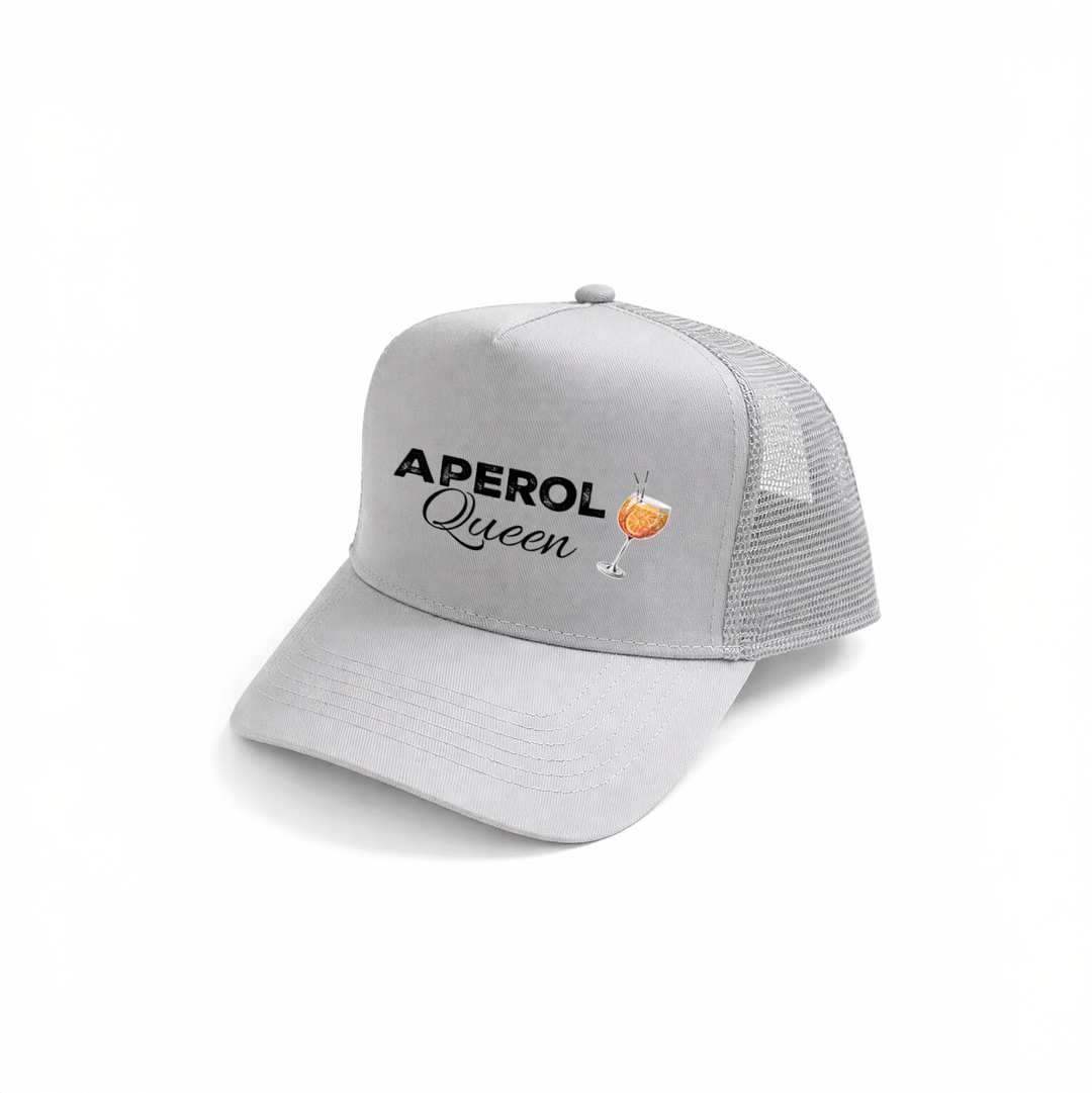 Aperol Queen Kappe – Lustige Damen Cap | Perfektes Geschenk für Sommer, Geburtstag & JGA