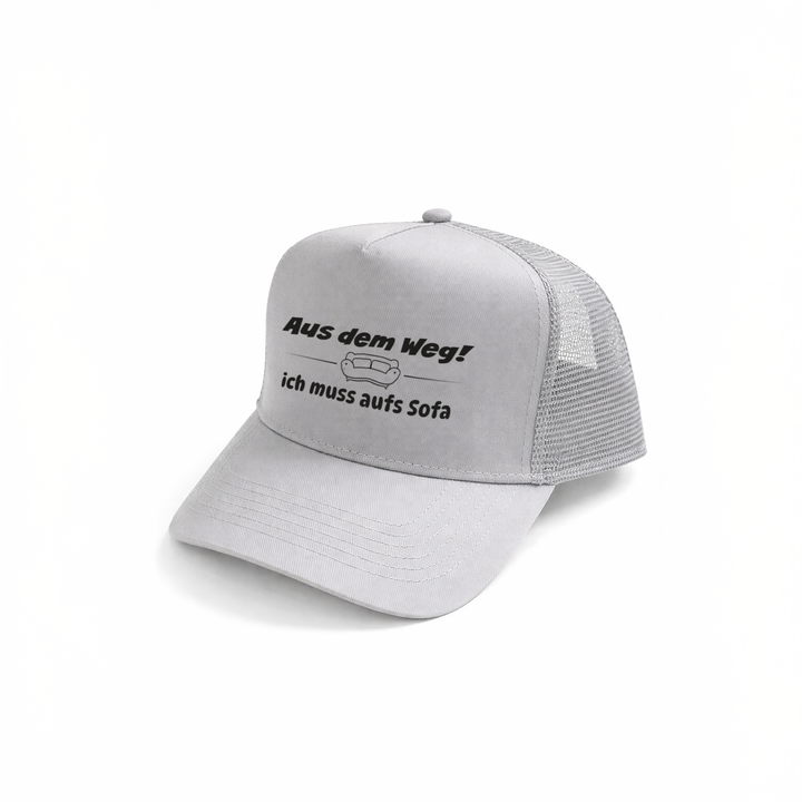 Aus dem Weg ich muss aufs Sofa Kappe – Lustige Cap | Perfektes Geschenk zum Geburtstag & für Freunde