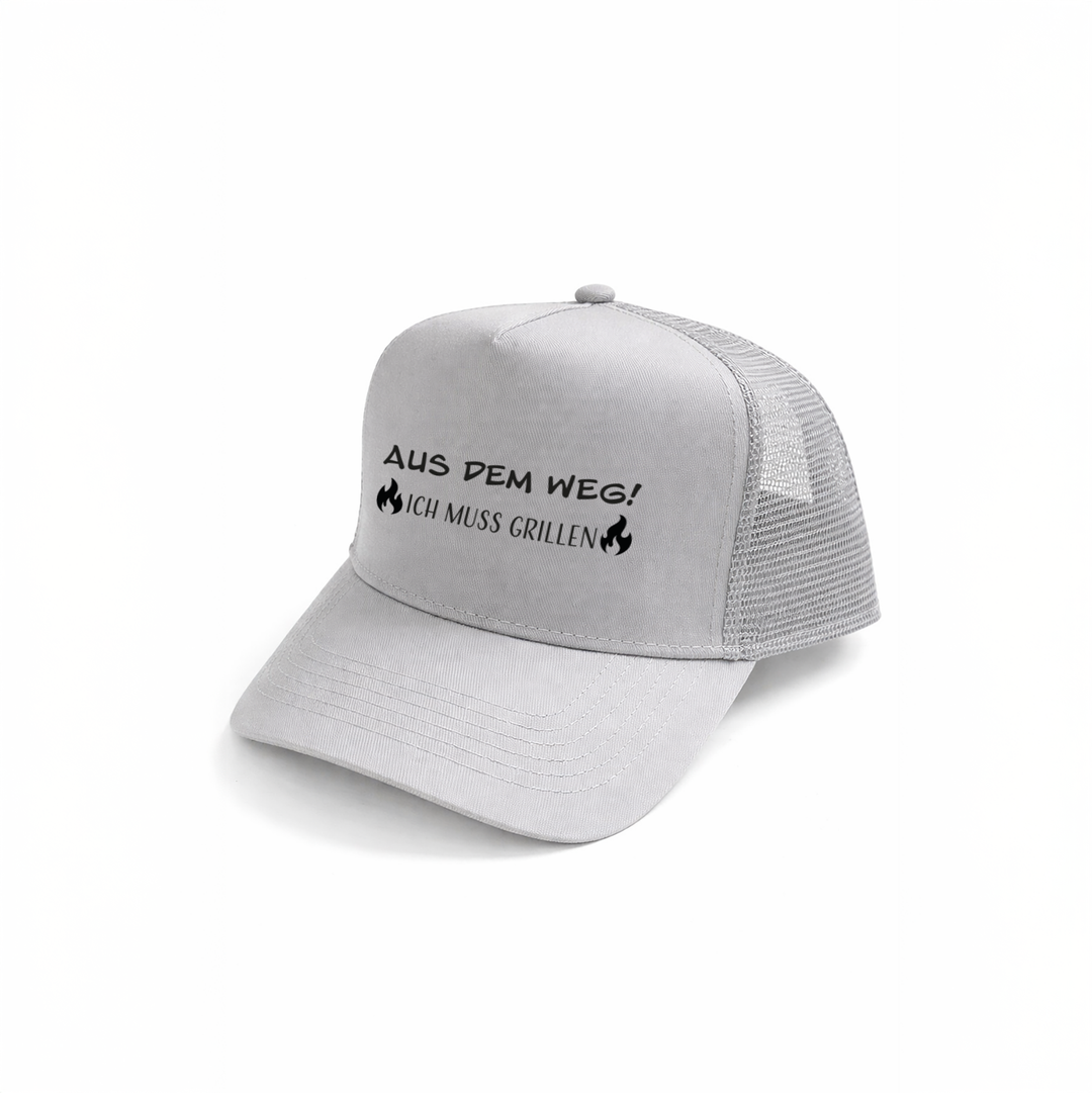 Aus dem Weg ich muss grillen Kappe – Lustige Herren Cap | Perfektes Geschenk zum Vatertag & Geburtstag