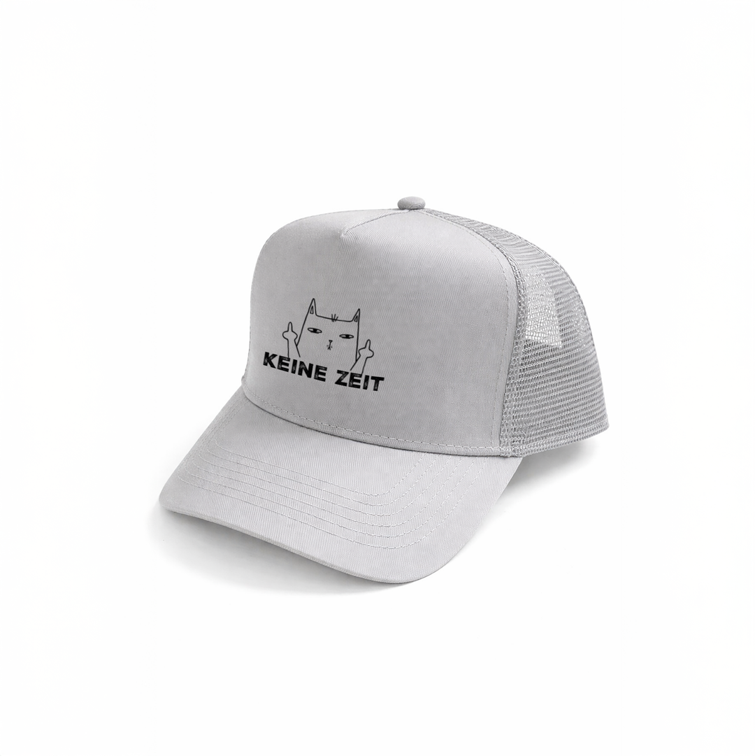 Keine Zeit Katze Kappe – Lustige Cap mit Katzen Spruch | Perfektes Geschenk für Katzenfans