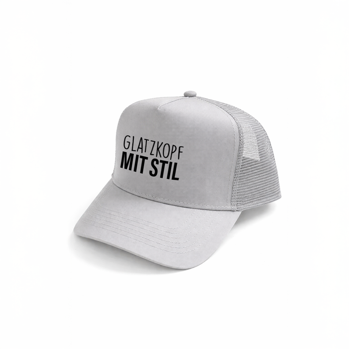 Glatzkopf mit Stil Kappe – Lustige Herren Cap | Perfektes Geschenk zum Vatertag & Geburtstag
