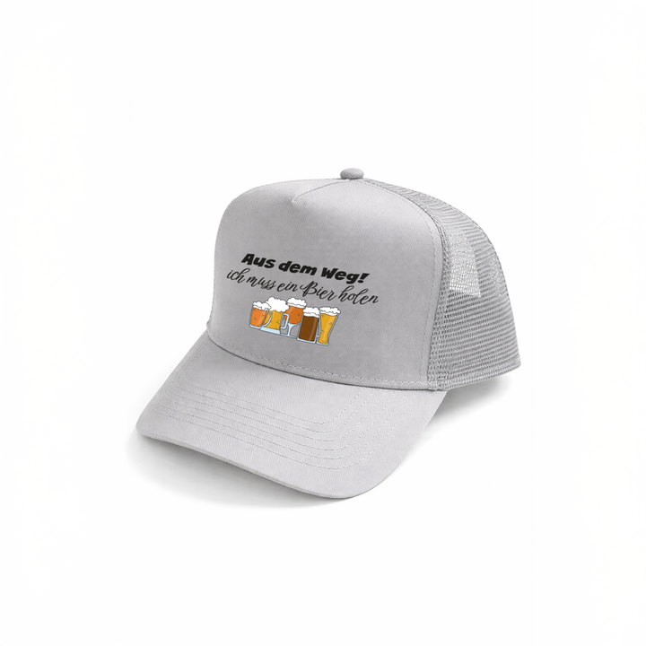 Aus dem Weg ich muss Bier holen Kappe – Lustige Herren Cap | Perfektes Geschenk zum Vatertag & Geburtstag