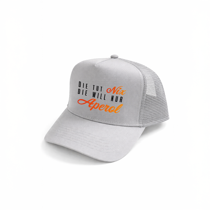 Die tut nix die will nur Aperol Kappe – Lustige Damen Cap | Perfektes Geschenk für Sommer & JGA
