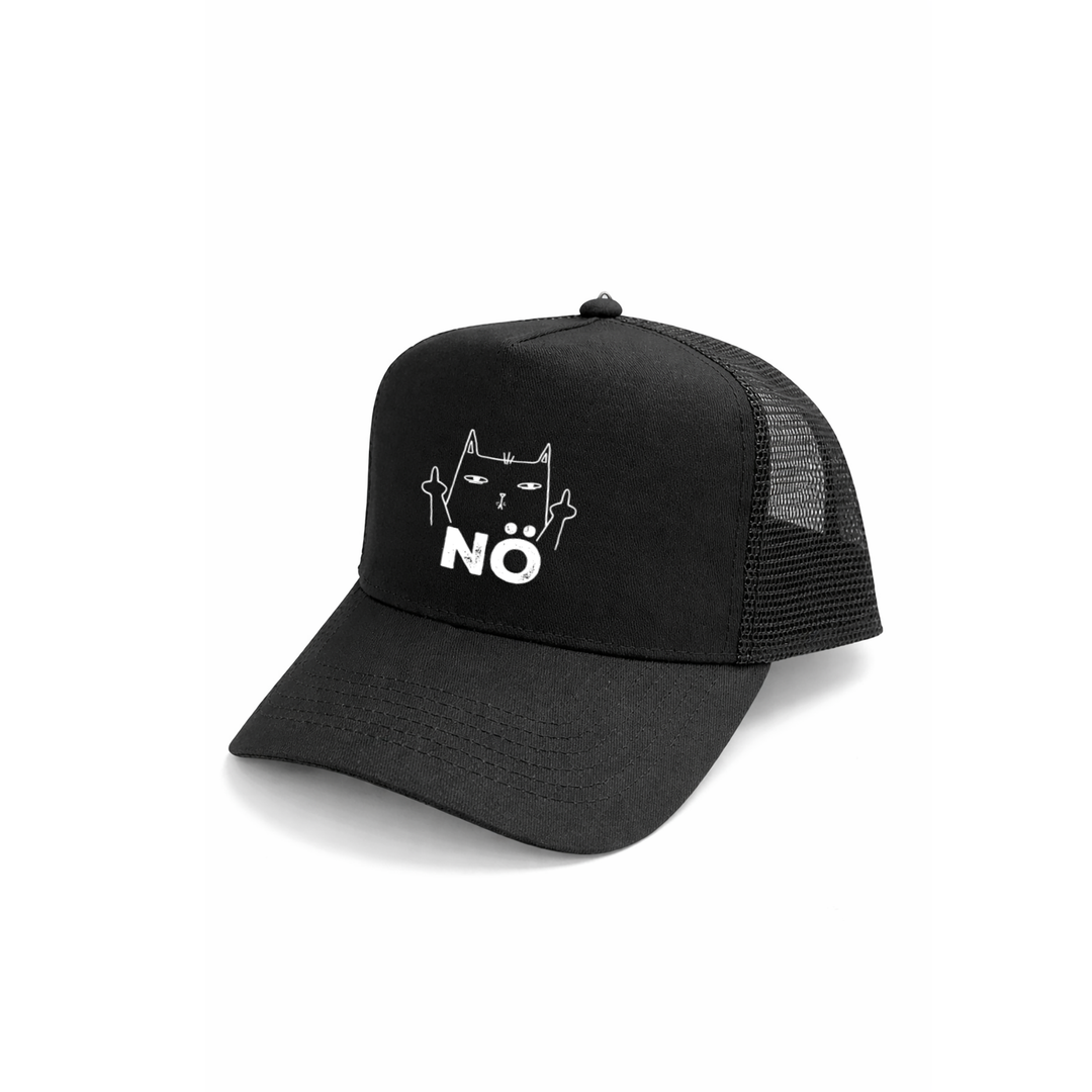 NÖ Katze Kappe – Lustige Cap mit Katzen Motiv | Perfektes Geschenk zum Geburtstag & für Katzenfans