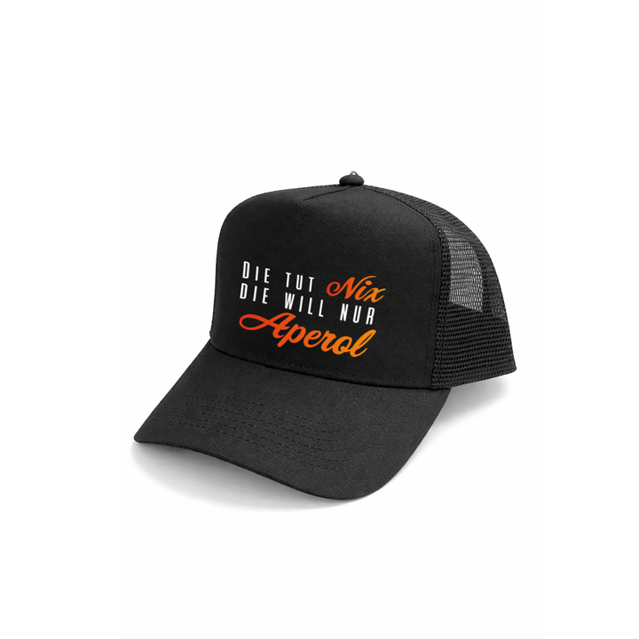 Die tut nix die will nur Aperol Kappe – Lustige Damen Cap | Perfektes Geschenk für Sommer & JGA