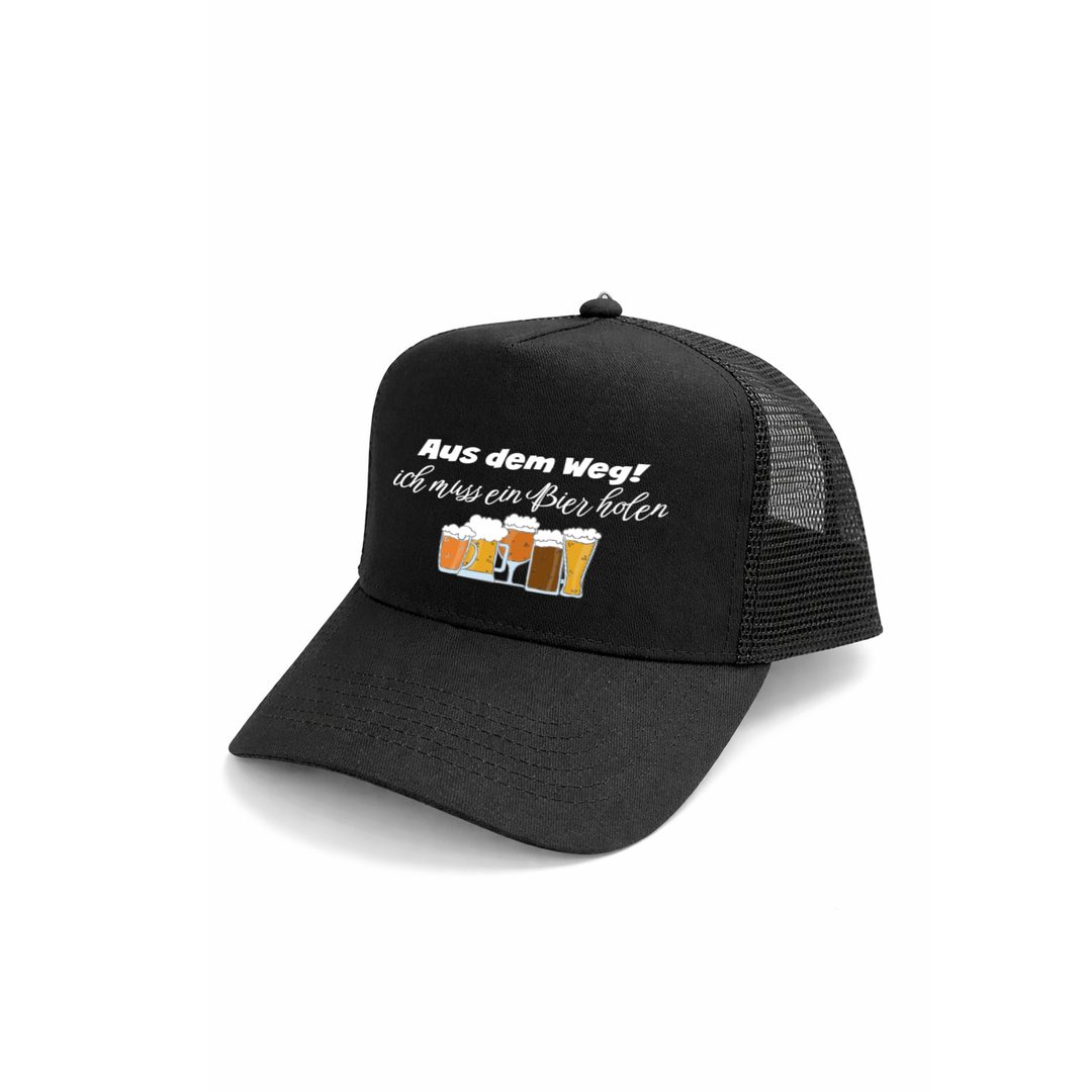 Aus dem Weg ich muss Bier holen Kappe – Lustige Herren Cap | Perfektes Geschenk zum Vatertag & Geburtstag