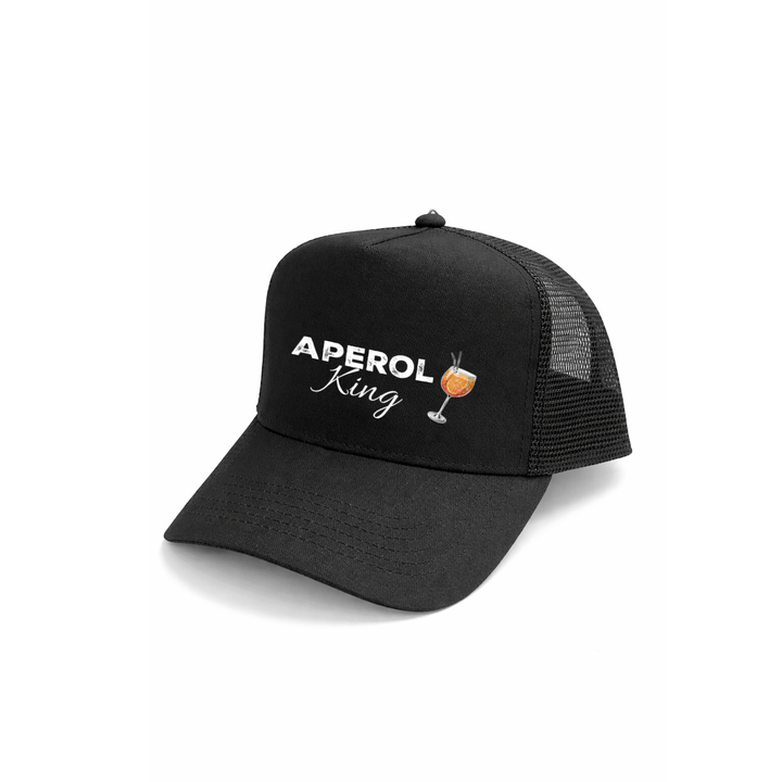 Aperol King Kappe – Lustige Herren Cap | Perfektes Geschenk zum Vatertag & Geburtstag