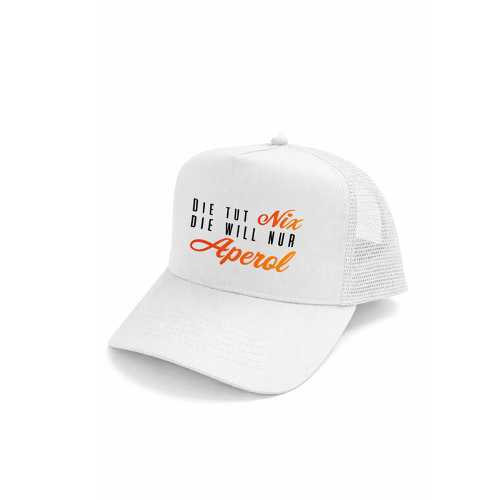 Die tut nix die will nur Aperol Kappe – Lustige Damen Cap | Perfektes Geschenk für Sommer & JGA