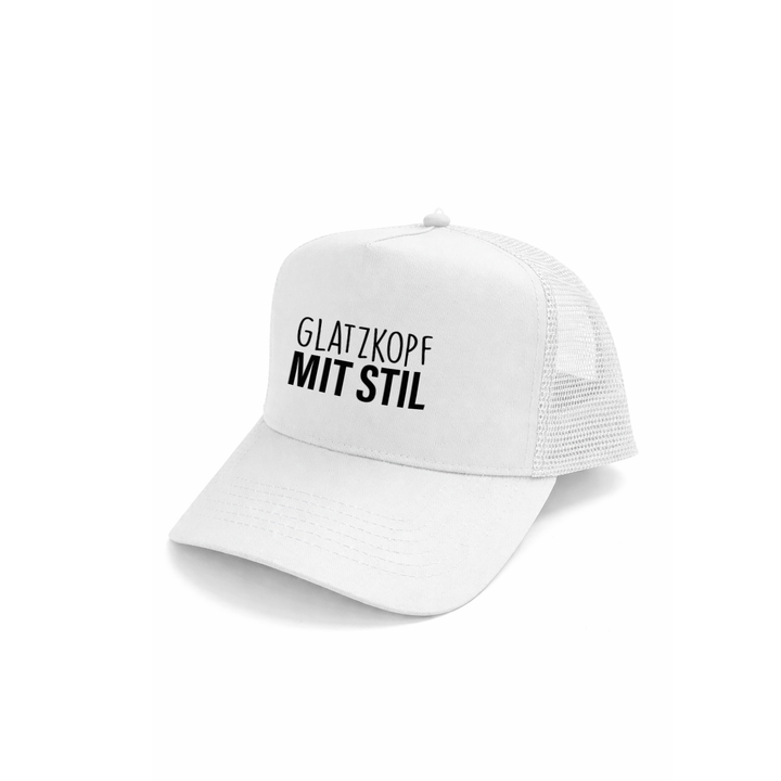 Glatzkopf mit Stil Kappe – Lustige Herren Cap | Perfektes Geschenk zum Vatertag & Geburtstag