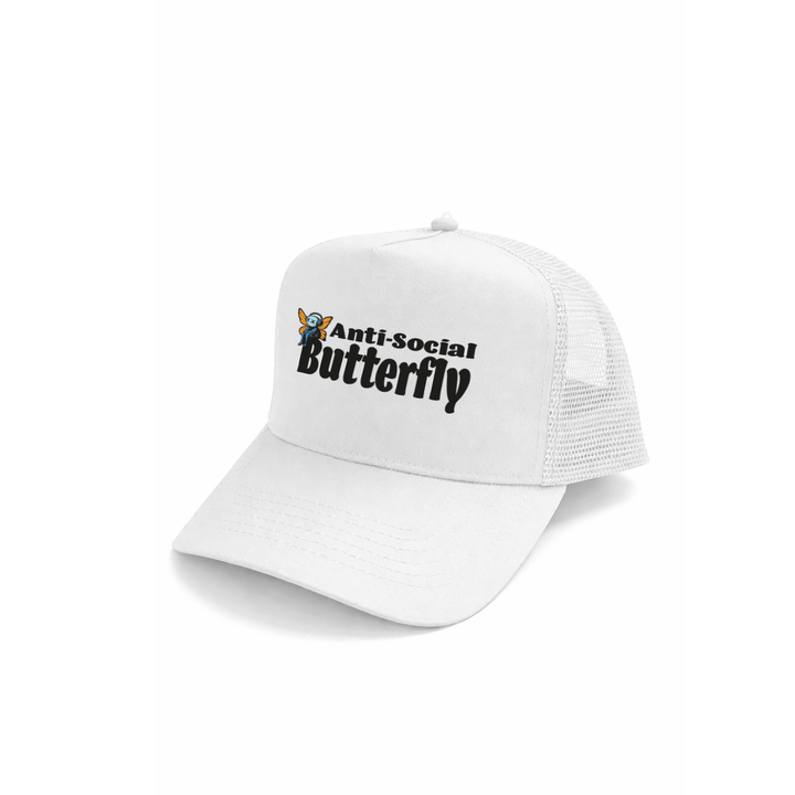 Anti Social Butterfly Kappe – Lustige Cap | Perfektes Geschenk zum Geburtstag & für Introverts