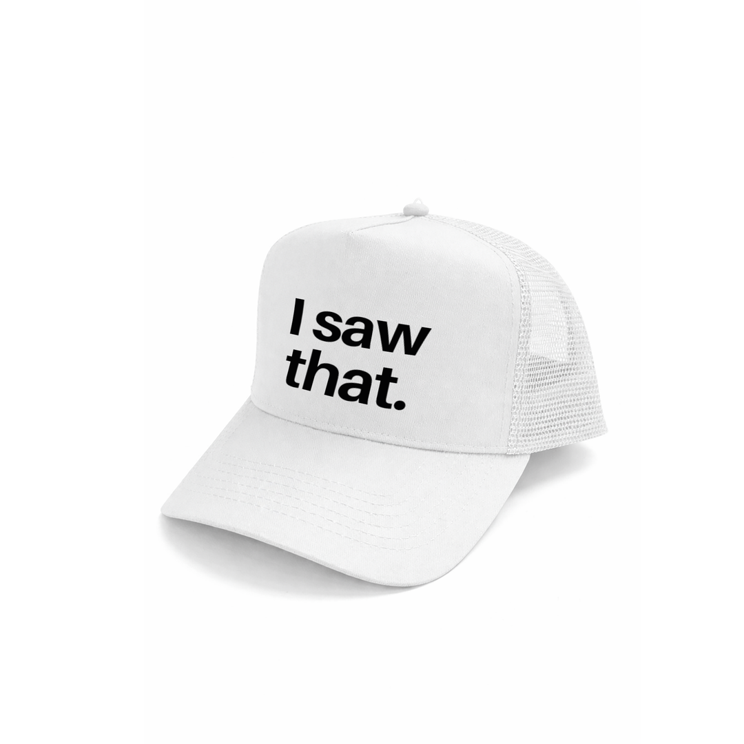 I Saw That Kappe – Lustige Cap mit Spruch | Perfektes Geschenk zum Geburtstag & für Freunde