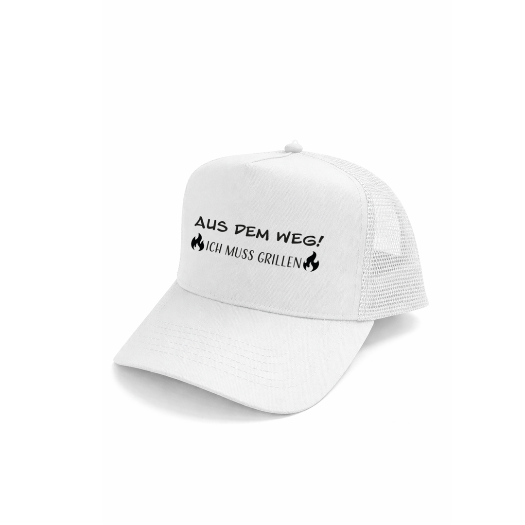 Aus dem Weg ich muss grillen Kappe – Lustige Herren Cap | Perfektes Geschenk zum Vatertag & Geburtstag