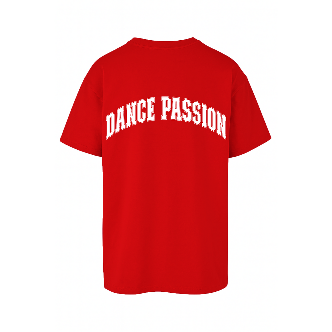 Dance Passion Oversize Erwachsene T-Shirt aus 100% Baumwolle – Unisex, Premium Crewneck, 5 Farben, weiter Schnitt, Streetwear Kollektion