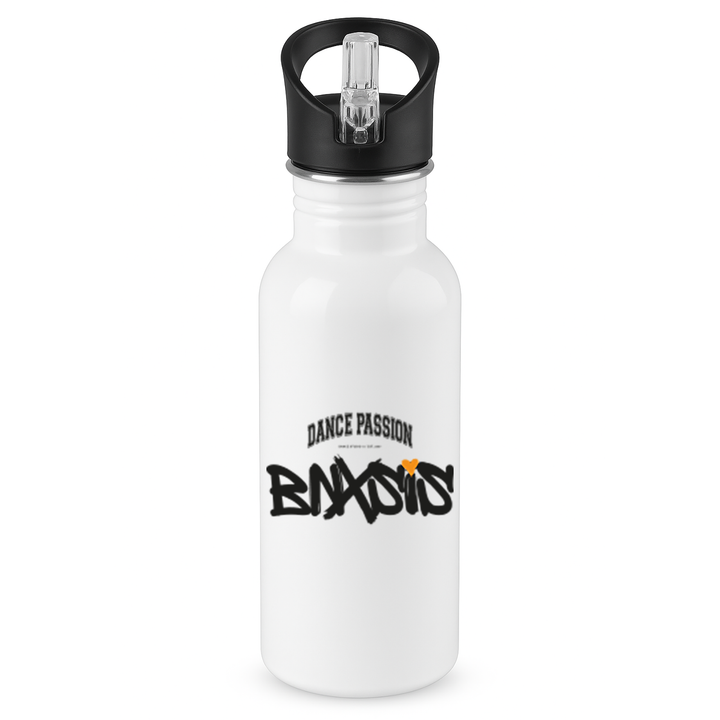 Dance Passion Trinkflasche – 600 ml Sportflasche aus Edelstahl, auslaufsicher mit Trink-Sportdeckel, Urban Graffiti Design