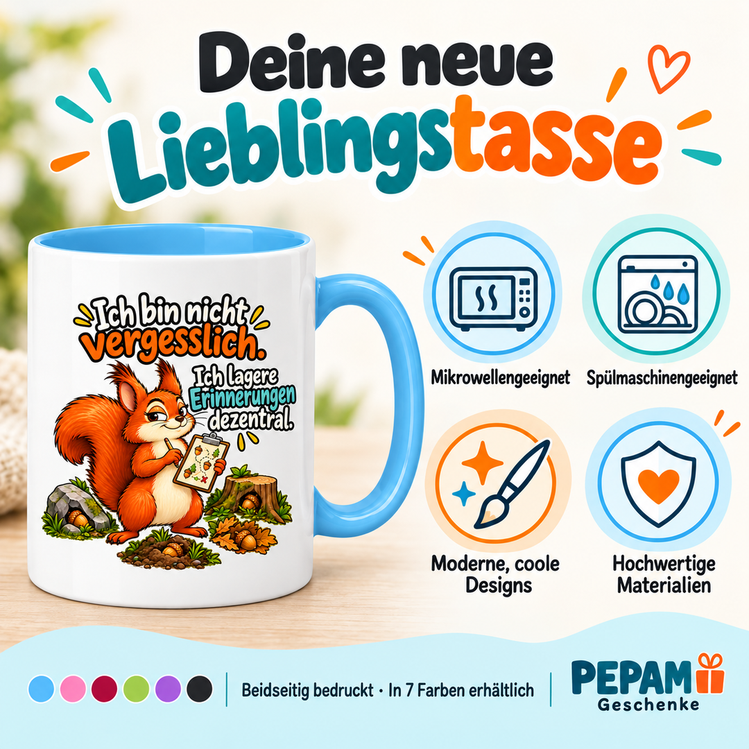Vorteile der PEPAM Eichhörnchen-Tasse