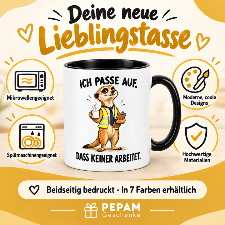 Vorteile der PEPAM Erdmännchen-Tasse
