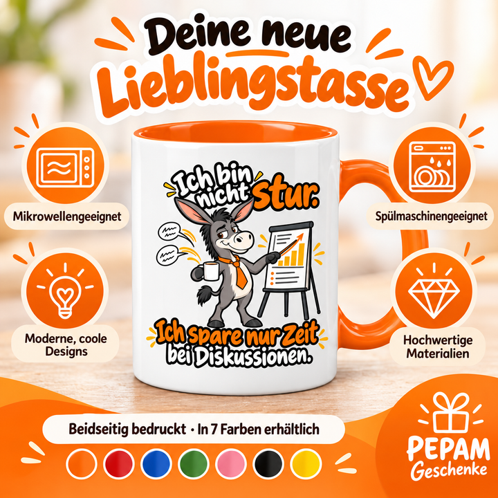 Vorteile der PEPAM Esel-Tasse