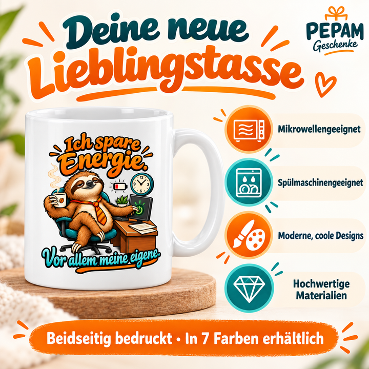 PEPAM Geschenke – Vorteile der Faultier-Tasse