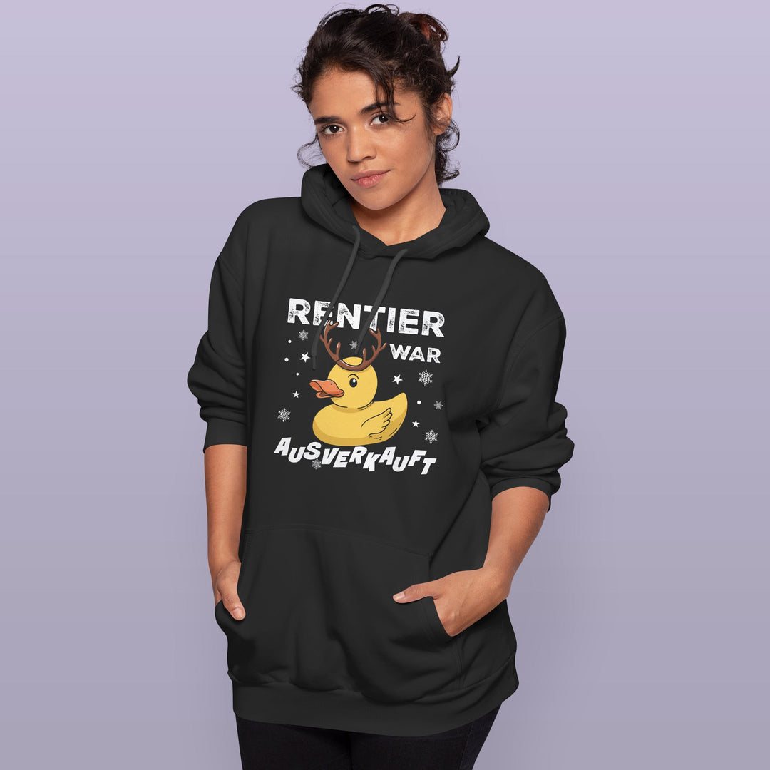Hoodie „Rentier war ausverkauft“