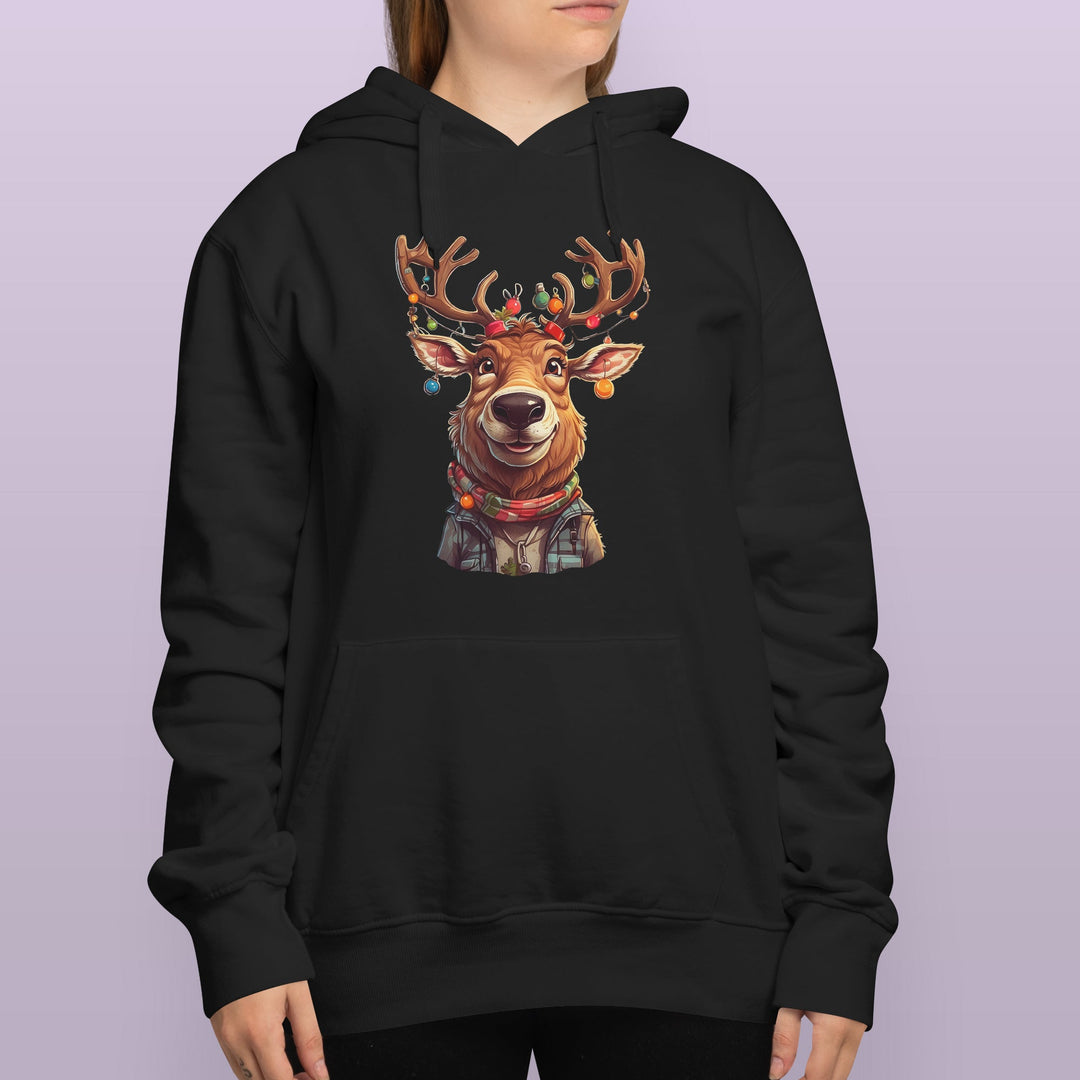 Cooler Weihnachtselch Hoodie – Lustiger Weihnachts-Pullover für die Festtage | Perfektes Geschenk für Elch-Fans