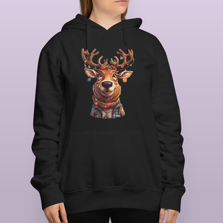 Cooler Weihnachtselch Hoodie – Lustiger Weihnachts-Pullover für die Festtage | Perfektes Geschenk für Elch-Fans