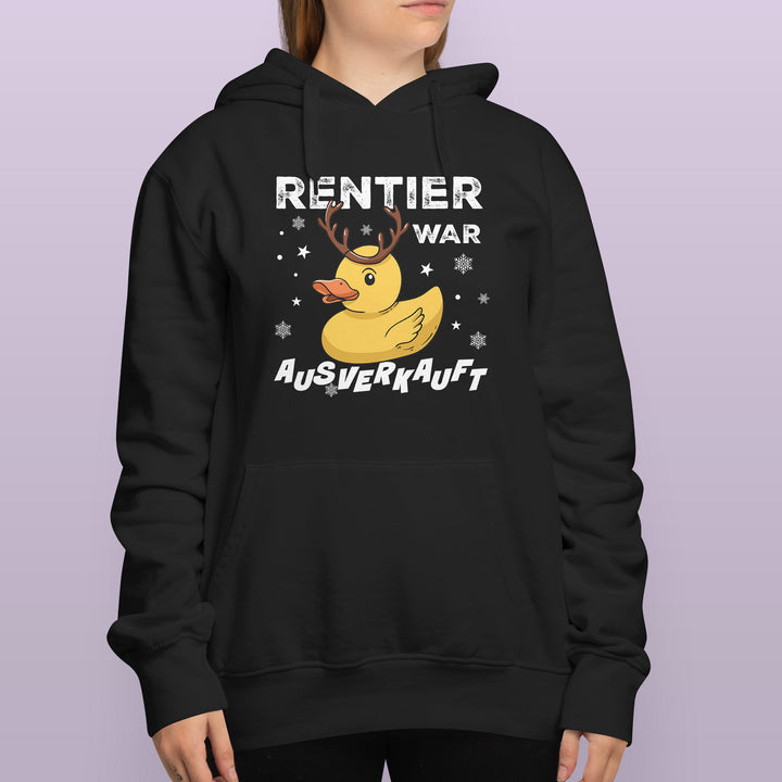 Hoodie „Rentier war ausverkauft“