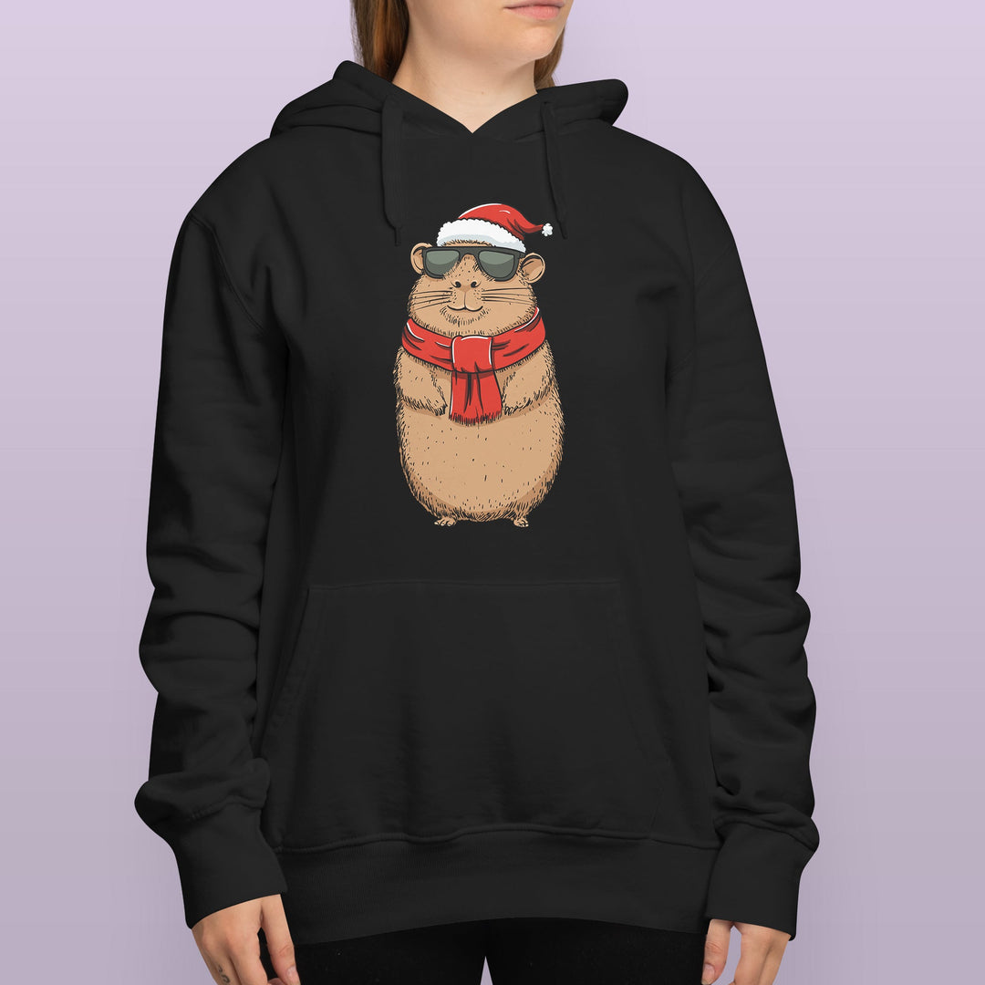 Hoodie „Cooles Weihnachts-Capybara“
